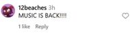 Fans react to Sleigh Bells' new album announcement (Image via Instagram/ @12beaches)